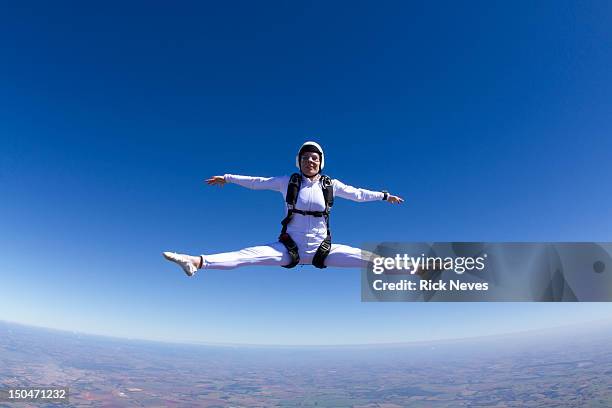 Skydiver In Freestyle High-Res Stock Photo