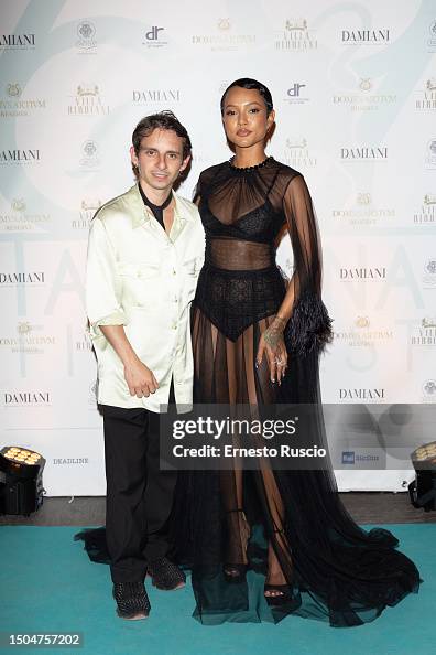 Moisés Arias and Karrueche Tran attend the 69th Taormina Film... News