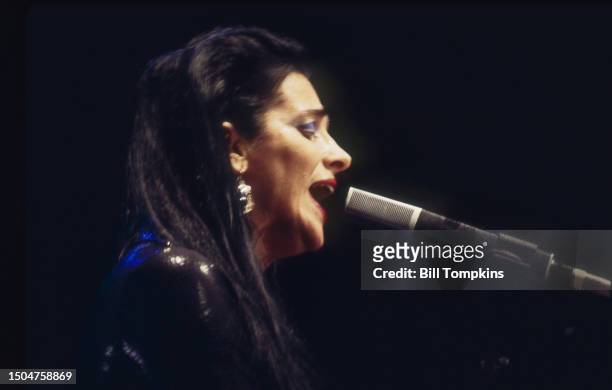 Diamanda Galas performs on June 6, 1998 in New York City.
