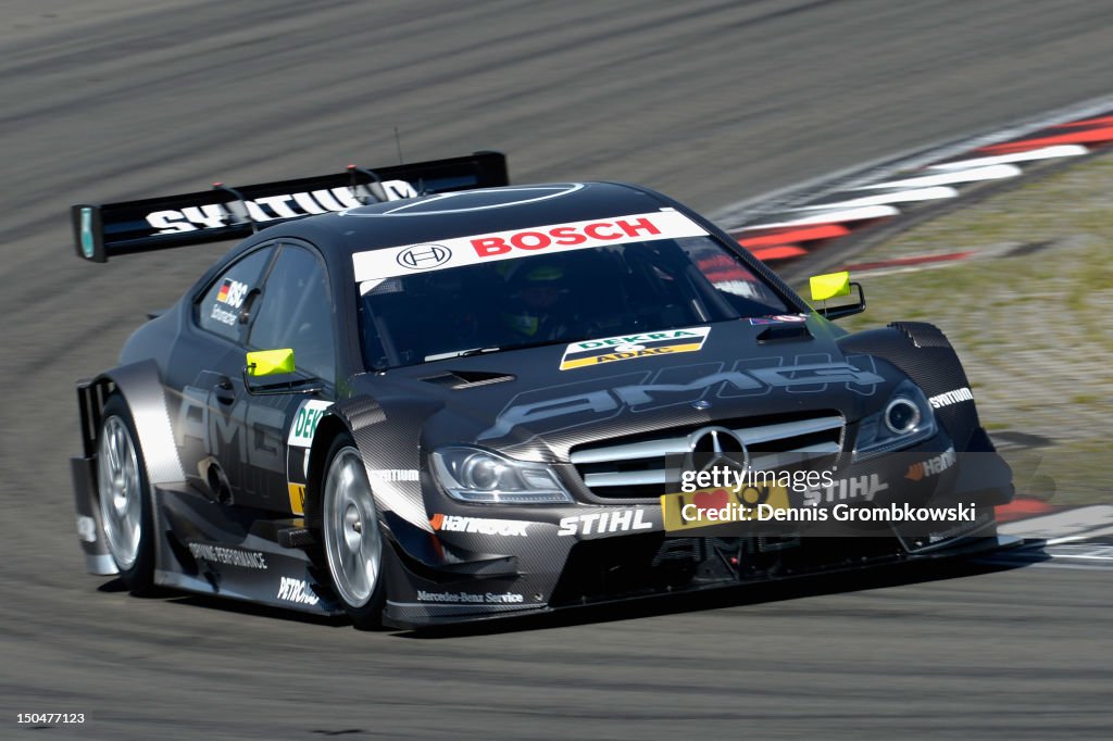 Drm Racing Ralf Schumacher of Germany and Mercedes AMG races during the DTM ...