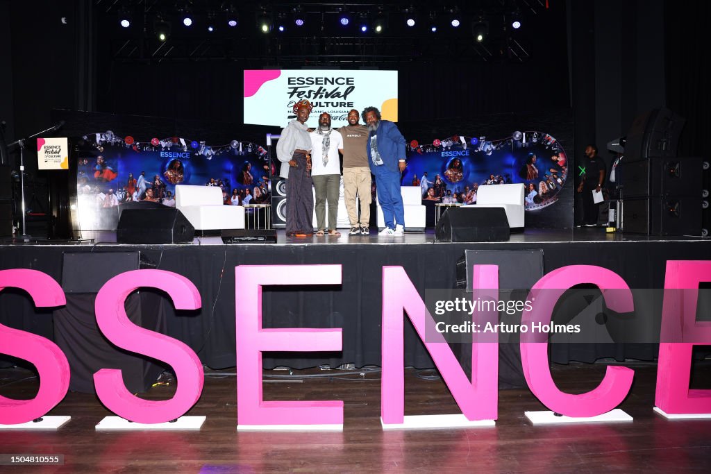 Caroline Wanga, ESSENCE CEO, Richelieu Dennis, Detavio Samuels and
