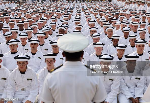 U.S. Naval Academy Holds Induction Ceremony For Incoming Class