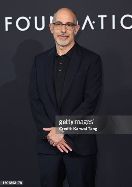 David S. Goyer arrives at the "Foundation" Season 2 Global Premiere at Regent Street Cinema on June 29, 2023 in London, England.