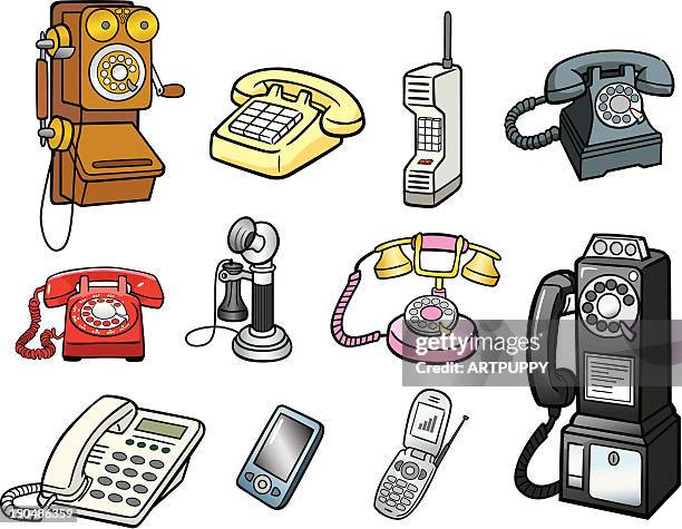  Ilustraciones de Celulares Antiguos - Getty Images