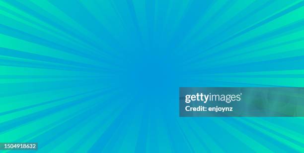 green and blue vector explosion - zoom in stock illustrations