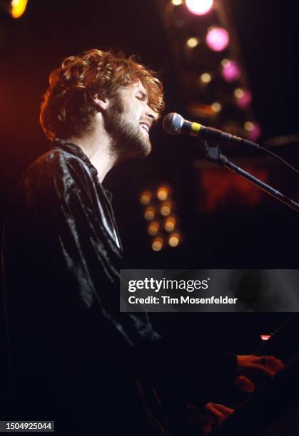 Liam Ó Maonlaí of Hothouse Flowers performs at Bill Graham Civic Auditorium on September 29, 1993 in San Francisco, California.