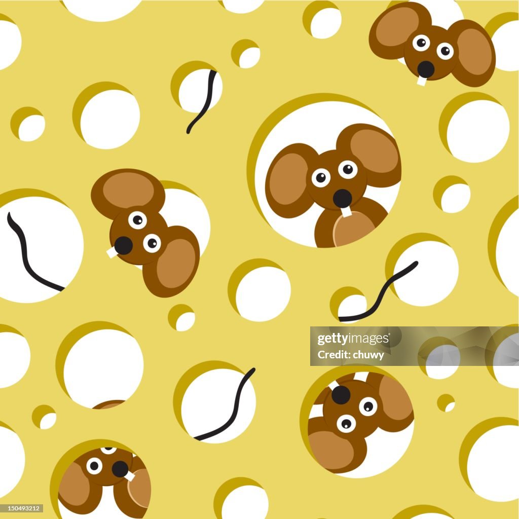 Mice in cheese pattern