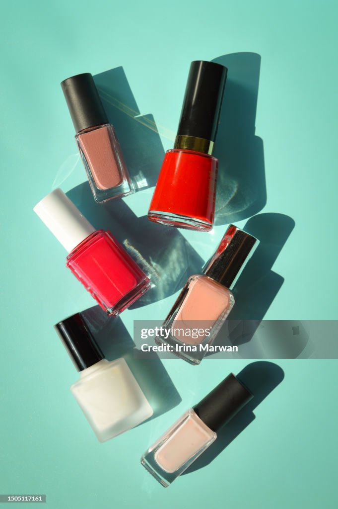 Make-up nail polish bottles