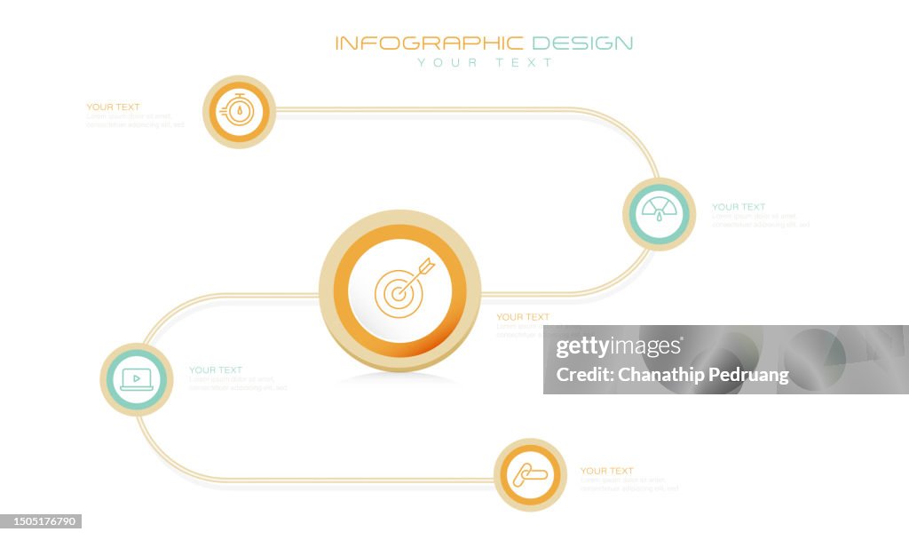 Strategy Flow Infographic Business Strategy Infographic Design Stock Illustration Infographic ...