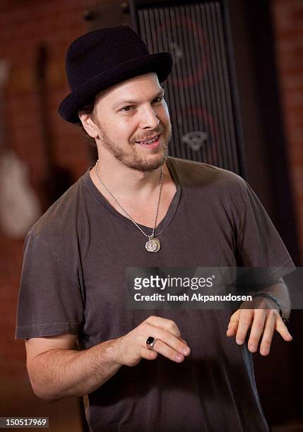 Musician Gavin DeGraw attends Microsoft's Shape The Future Program To Benefit VH1 Save The Music at Gibson Guitar Entertainment Relations Showroom on...