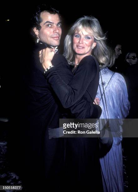 Actress Linda Evans and boyfriend restaurateur George Santo Pietro attend the Night of 100 Stars Gala to Benefit The Actors Fund of America - After...