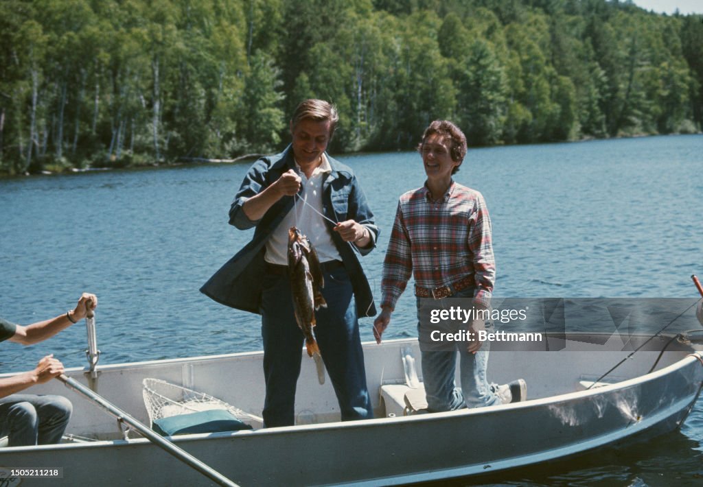 Walter Mondale Fishing