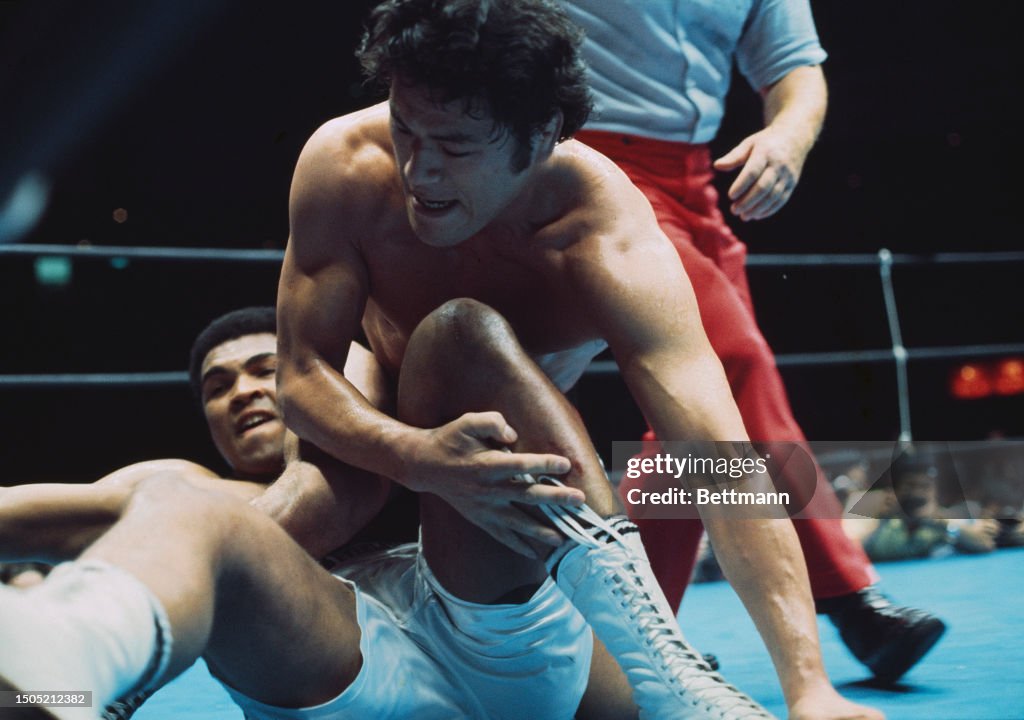 Muhammad Ali And Antonio Inoki