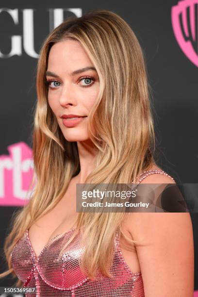 Margot Robbie attends the "Barbie" Celebration Party at Museum of Contemporary Art on June 30, 2023 in Sydney, Australia.