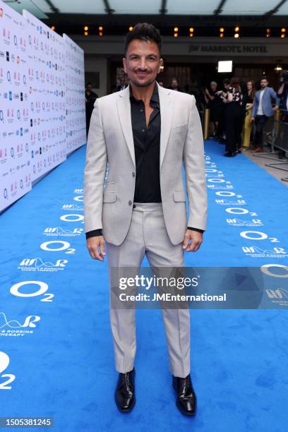 Peter Andre attends the Nordoff and Robbins O2 Silver Clef Awards 2023 at JW Marriott Grosvenor House on June 30, 2023 in London, England.