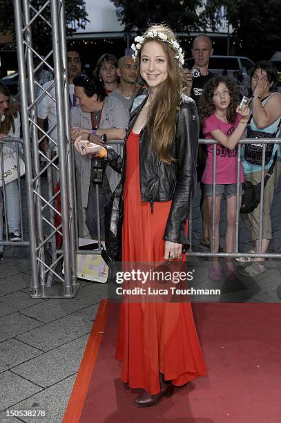 Sandra von Ruffin attends the 'First Step Awards 2012' in the Stage Theater Potsdamer Platz on August 20, 2012 in Berlin, Germany.