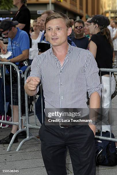 Florian Lukas attends the 'First Step Awards 2012' in the Stage Theater Potsdamer Platz on August 20, 2012 in Berlin, Germany.