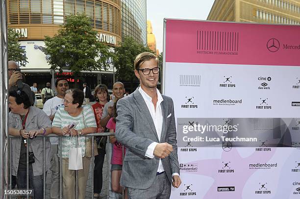 Joko Winterscheidt attends the 'First Step Awards 2012' in the Stage Theater Potsdamer Platz on August 20, 2012 in Berlin, Germany.