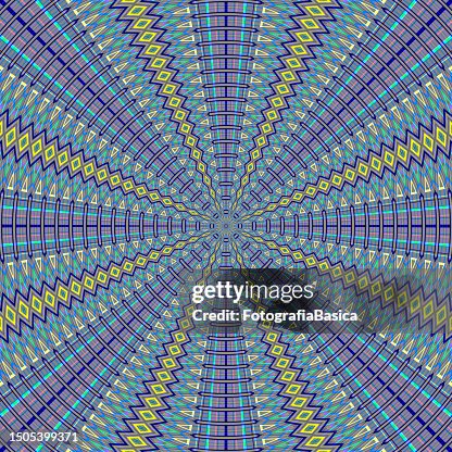 Abstract multi colored radial pattern Abstract multi colored radial pattern