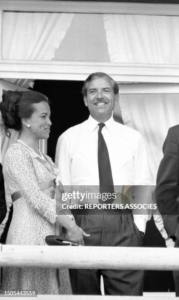 Maurice Herzog assistant au mariage de Christine Goitschel et Jean Béranger, en 1966.