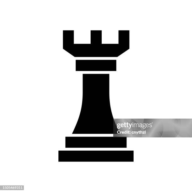 chess icon solid style. vector icon design element for web page, mobile app, ui, ux design - hard decision stock illustrations