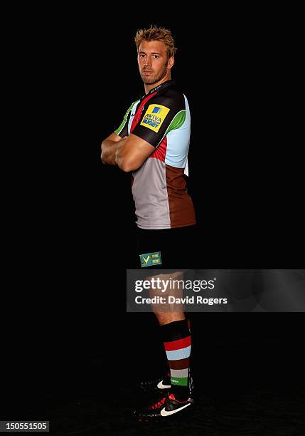 Chris Robshaw of Harlequins poses during the Aviva Premiership Season Launch 2012-2013 at Twickenham Stadium on August 20, 2012 in London, England.