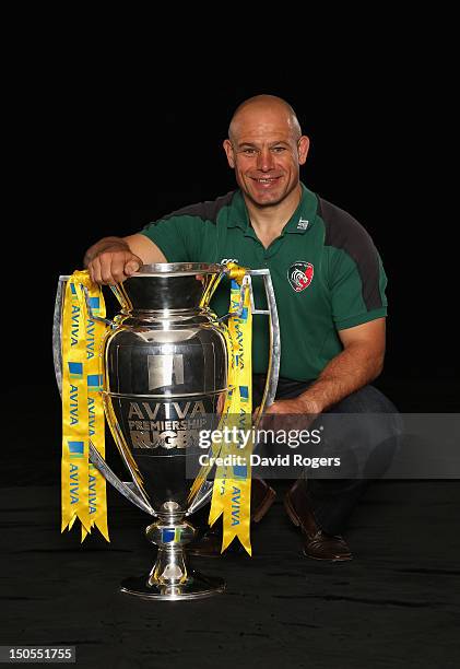Richard Cockerill, Director of Rugby at Leicester Tigers poses during the Aviva Premiership Season Launch 2012-2013 at Twickenham Stadium on August...