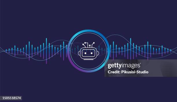 voice assistant and ai chatbot. ai chatbot intelligent digital customer service application concept. - voice mail stock illustrations