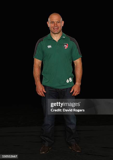 Richard Cockerill, Director of Rugby at Leicester Tigers poses during the Aviva Premiership Season Launch 2012-2013 at Twickenham Stadium on August...