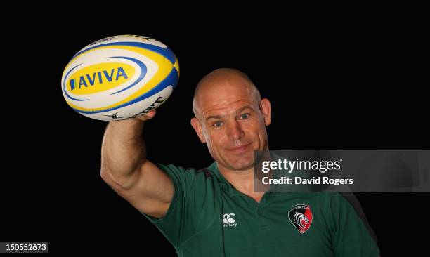 Richard Cockerill, Director of Rugby at Leicester Tigers poses during the Aviva Premiership Season Launch 2012-2013 at Twickenham Stadium on August...