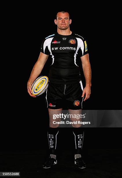 Tom Hayes of Exeter Chiefs poses during the Aviva Premiership Season Launch 2012-2013 at Twickenham Stadium on August 20, 2012 in London, England.