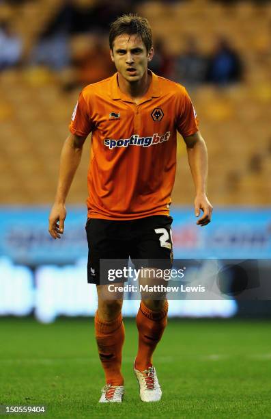 Kevin Doyle of Wolverhampton Wanderers in action during the npower Championship match between Wolverhampton Wanderers and Barnsley at Molineux on...