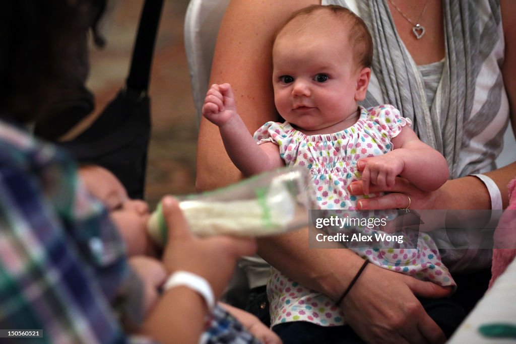 Military Moms From  Ft. Belvoir Attend Group Baby Shower