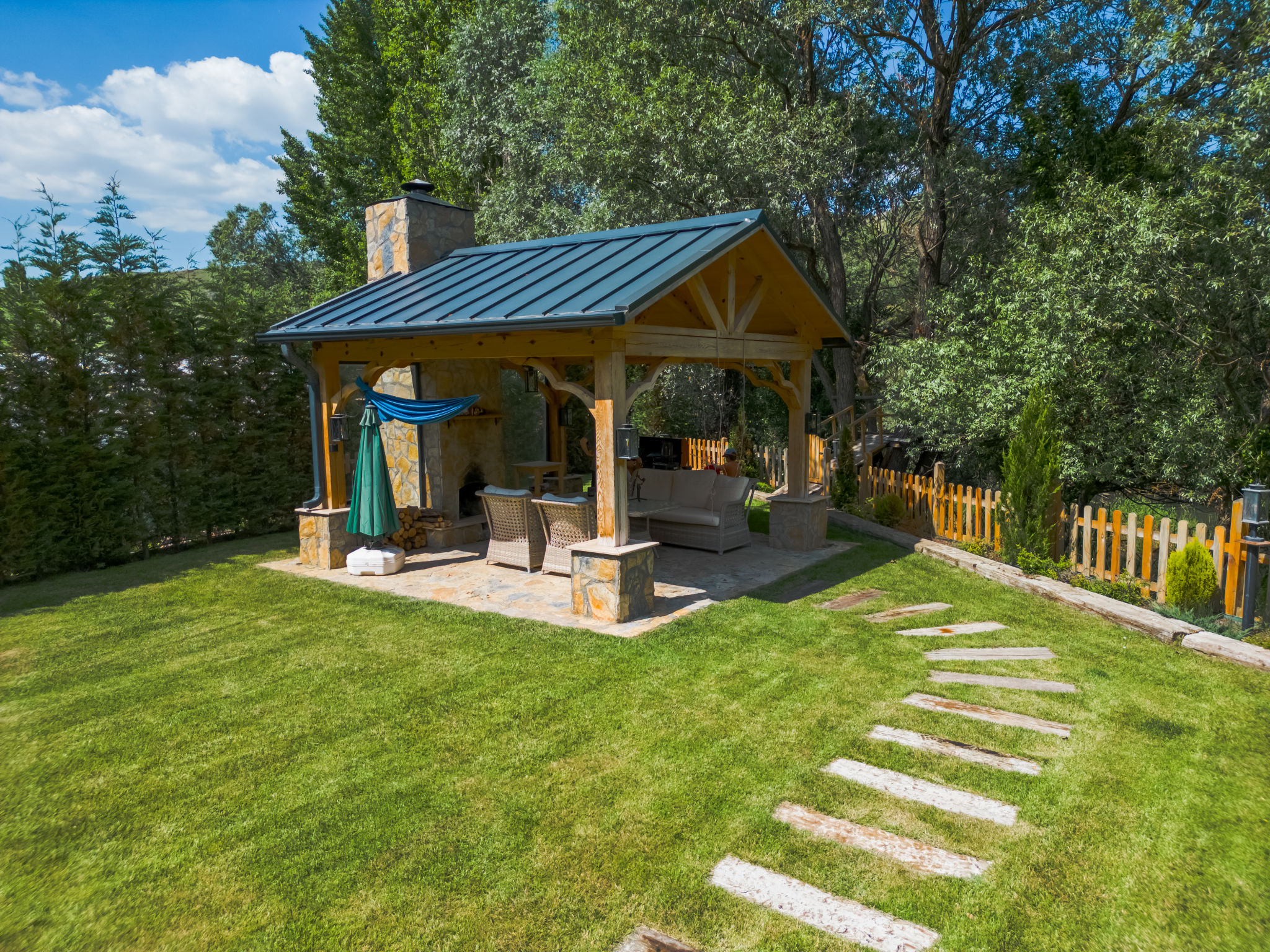 eco-friendly pergola