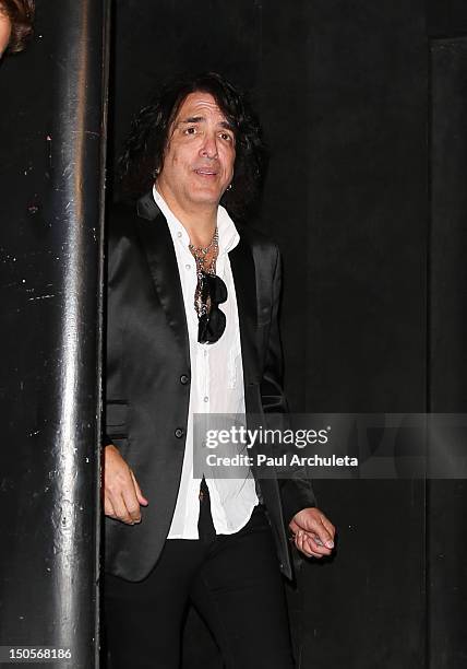 Paul Stanley of the Rock Band KISS attends the launch of the KISS Monster Book at the Viper Room on August 21, 2012 in West Hollywood, California.