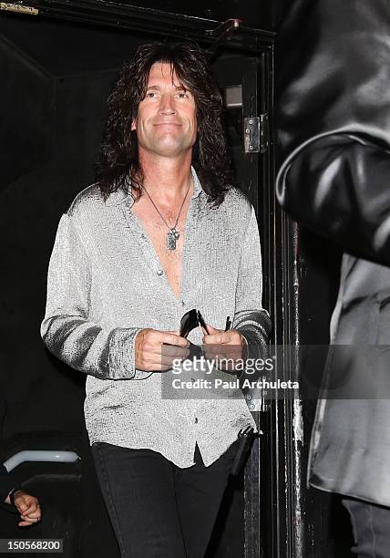 Tommy Thayer of the Rock Band KISS attends the launch of the KISS Monster Book at the Viper Room on August 21, 2012 in West Hollywood, California.