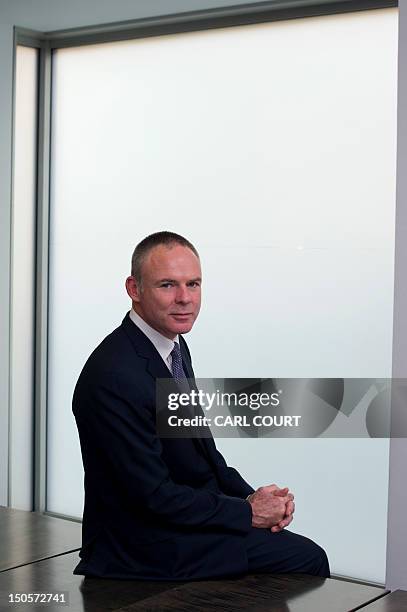 Marius Kloppers, Chief Executive Officer of Anglo-Australian multinational mining company BHP Billiton, poses for a picture at the company's London...