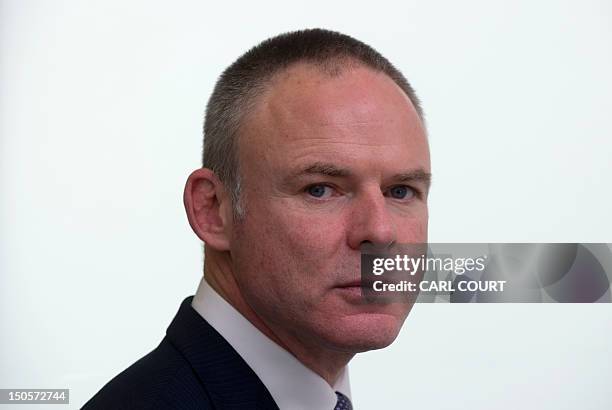 Marius Kloppers, Chief Executive Officer of Anglo-Australian multinational mining company BHP Billiton, poses for a picture at the company's London...