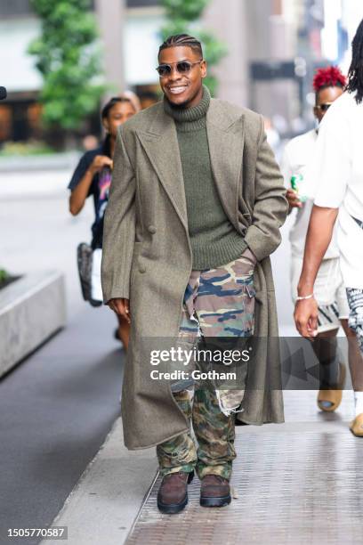 John Boyega is seen in Midtown on June 30, 2023 in New York City.