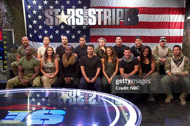 Pictured: Dale Comstock, Brent Gleeson, Andrew McLaren, JW Cortes, Grady Powell, Tom Stroup, Talon Smith, Chris Kyle, Terry Crews, Picabo Street,...