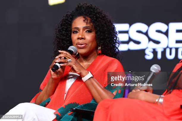 Sheryl Lee Ralph speaks onstage during the 2023 ESSENCE Festival Of Culture™ at Ernest N. Morial Convention Center on June 30, 2023 in New Orleans,...