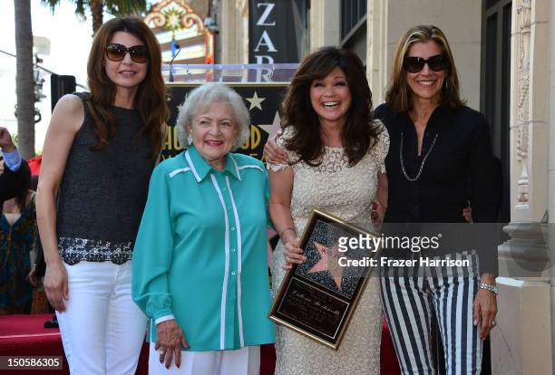 Actress Valerie Bertinelli who was honored with the 2,476th Star on the Hollywood Walk of Fame in the Category of Television with her 'Hot in...