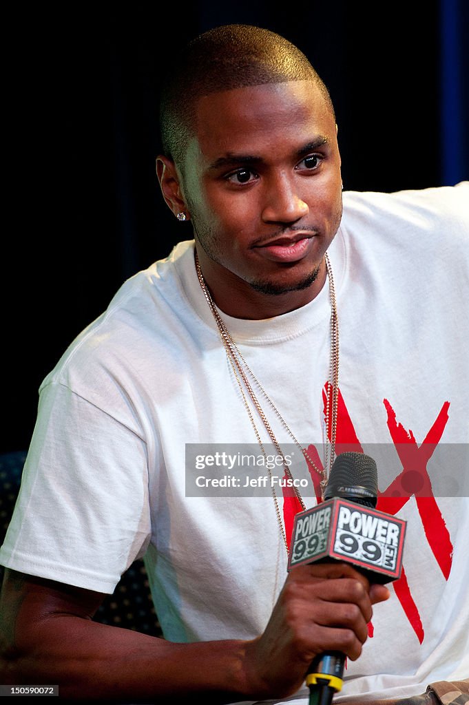 Trey Songz Power 99 Studio Session