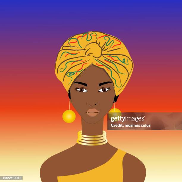 illustrations, cliparts, dessins animés et icônes de femme africaine - jewellery banner design ideas