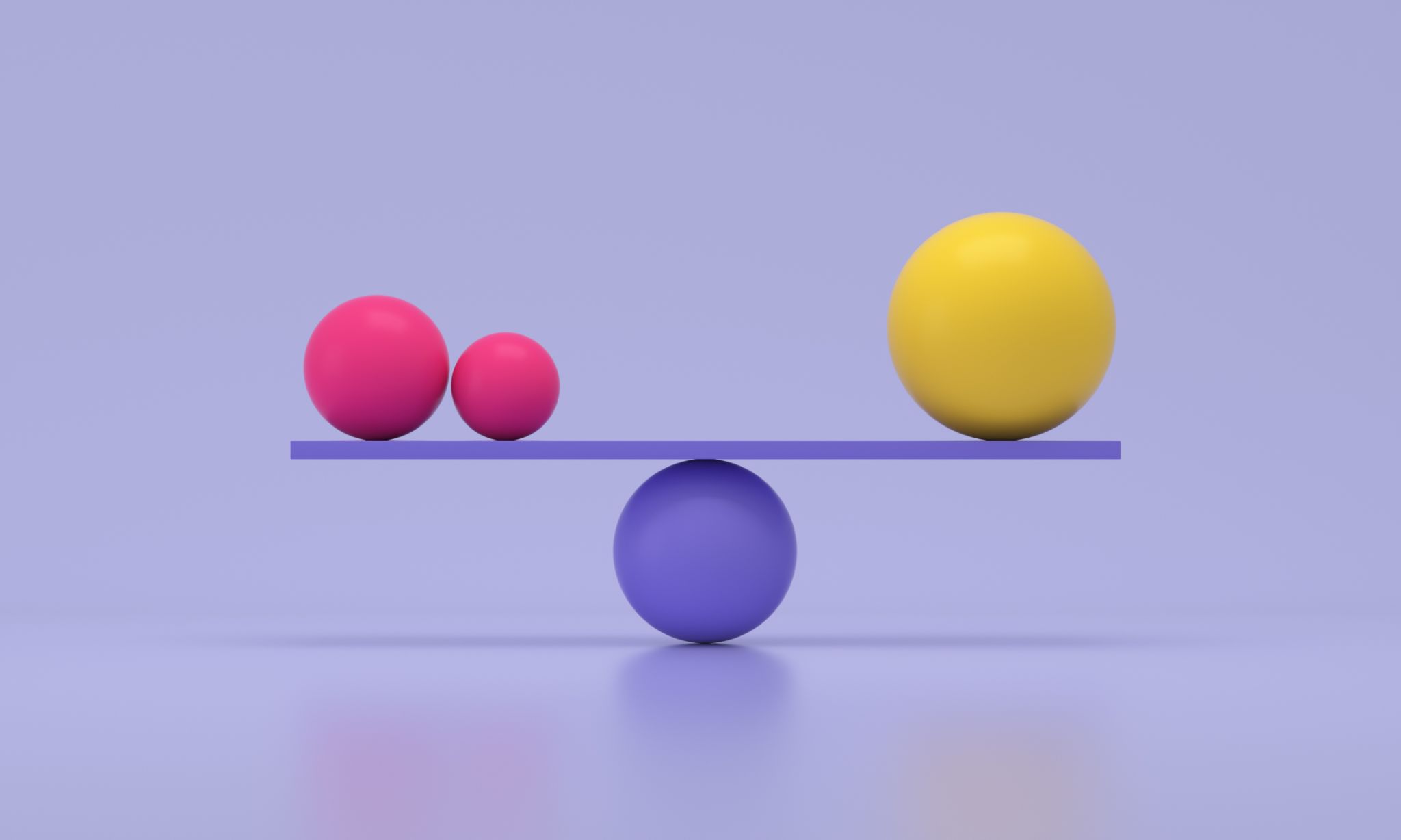 Sphere on Scale, balanced Economy concept. Sphere on Scale, balanced Economy concept.