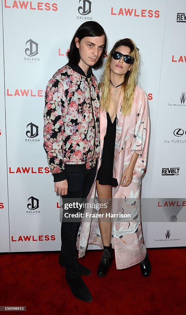 Premiere Of The Weinstein Company's "Lawless" - Arrivals