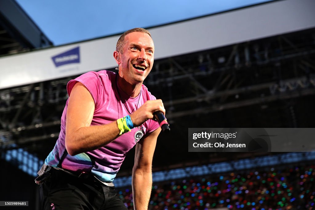 Coldplay Perform In Copenhagen