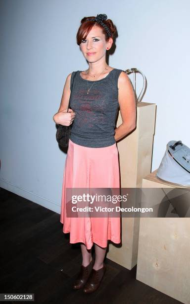 Singer Holland Greco attends the screening of "Alekesam" at Sonos Studio on August 22, 2012 in Los Angeles, California.