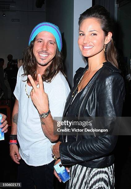 Musician Cisco Adler and wife Barbara Adler attend the screening of "Alekesam" at Sonos Studio on August 22, 2012 in Los Angeles, California.