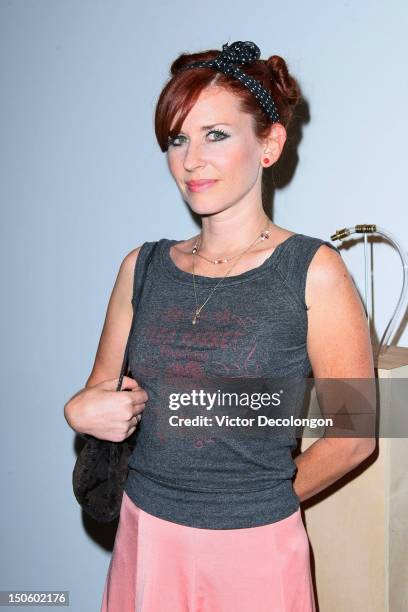 Singer Holland Greco attends the screening of "Alekesam" at Sonos Studio on August 22, 2012 in Los Angeles, California.